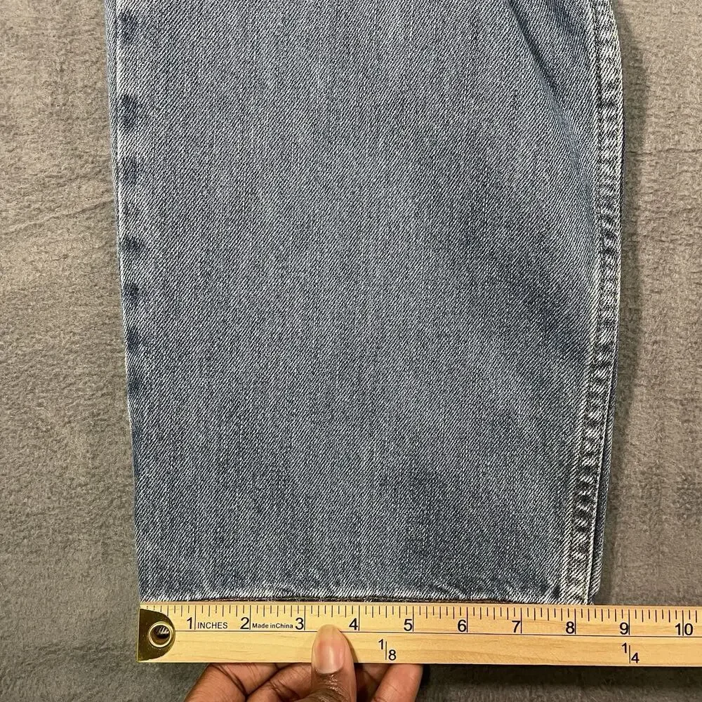 Levi’s 550 Jeans Light Wash Men’s 38x32 Relaxed Fit Straight Leg Distressed